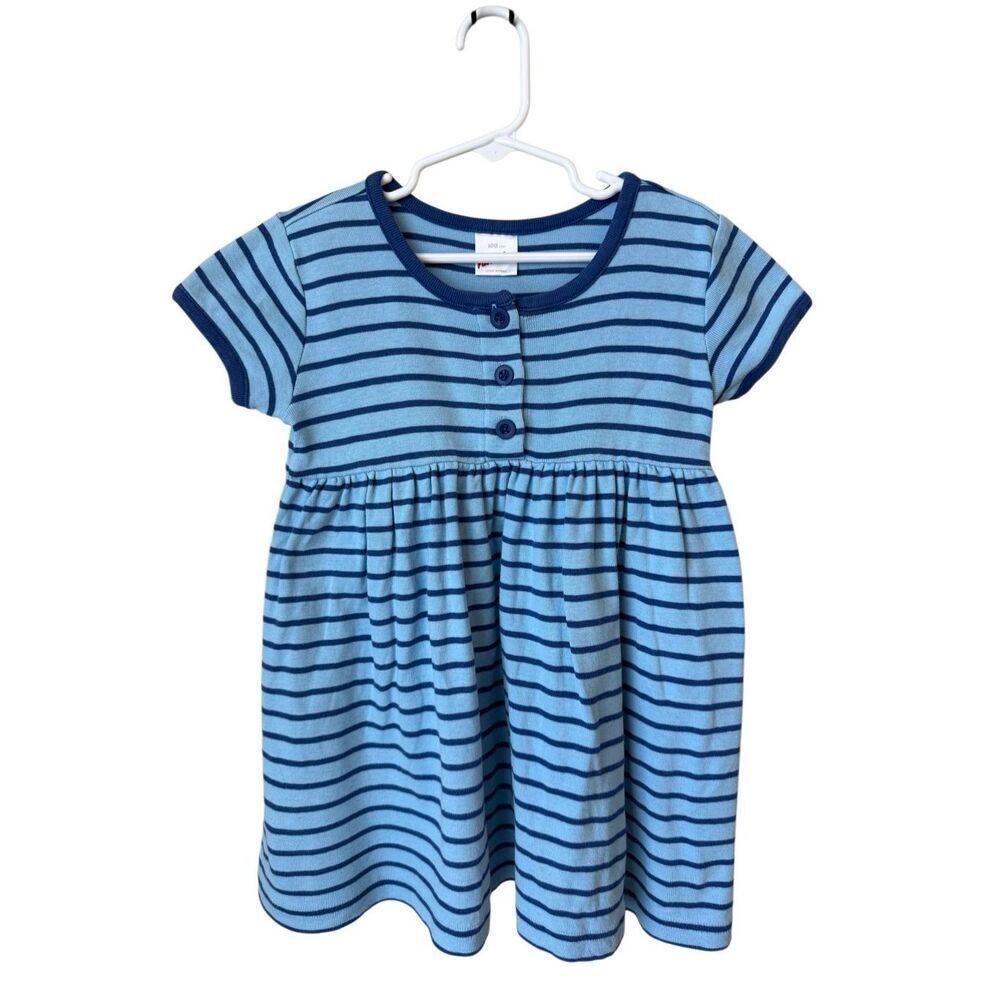 Hanna Andersson Blue Striped It's A Playdress, It's A Daydress Size 4T - Picture 6 of 11